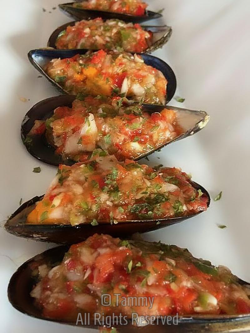 Mussels to the vinaigrette Tuetego